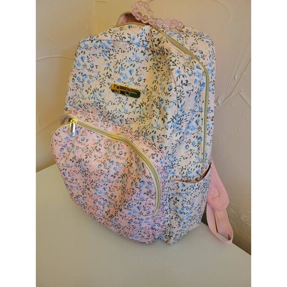 Jessica Simpson Pink floral laptop backpack New with Tags - Picture 5 of 9